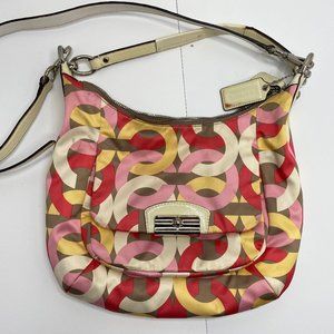 Coach C Crossbody Hobo Purse Bag